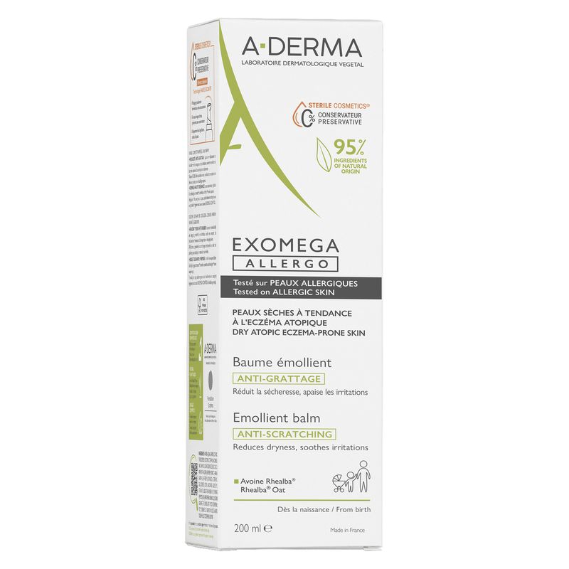 A-Derma - Exomega Allergo Baume Émollient Anti-Grattage A-Derma - Exomega Allergo Baume Émollient Anti-Grattage
