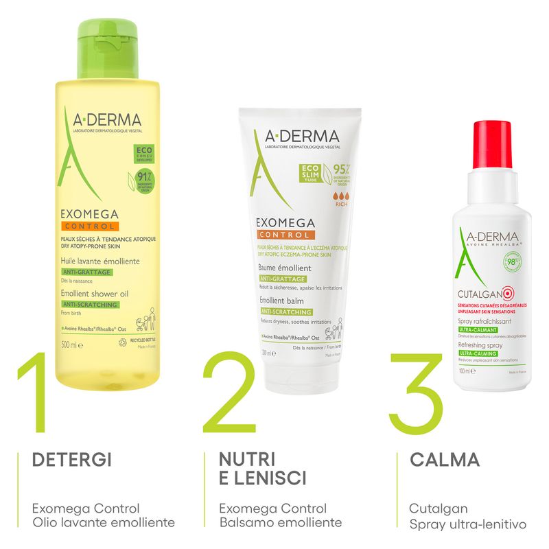 A-Derma - Exomega Control Baume Émollient Anti-Grattage A-Derma - Exomega Control Baume Émollient Anti-Grattage