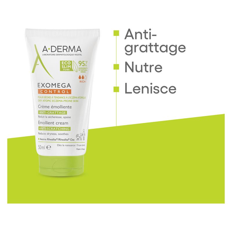 A-Derma - Exomega Control Crème Émolliente Anti-Grattage