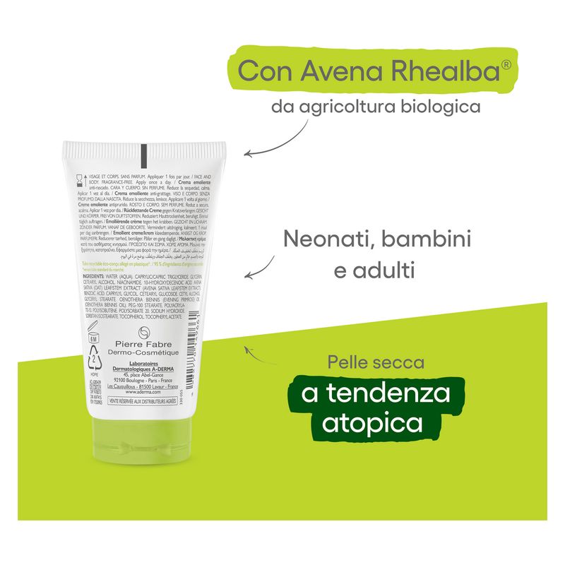 A-Derma - Exomega Control Crème Émolliente Anti-Grattage
