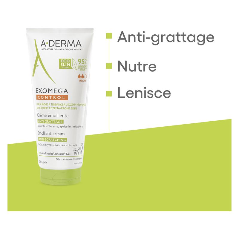 A-Derma - Exomega Control Crème Émolliente Anti-Grattage A-Derma - Exomega Control Crème Émolliente Anti-Grattage