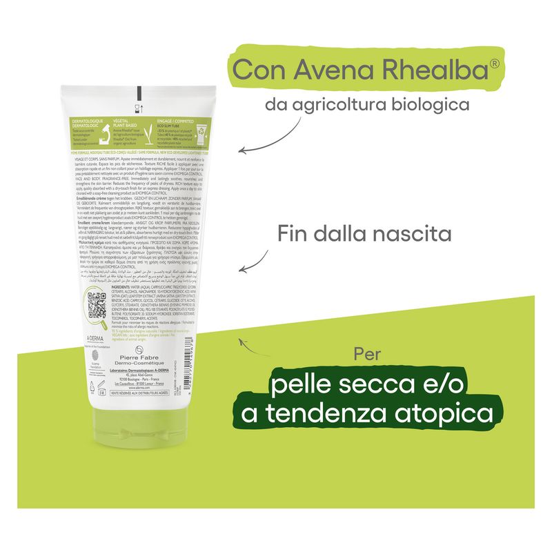A-Derma - Exomega Control Crème Émolliente Anti-Grattage A-Derma - Exomega Control Crème Émolliente Anti-Grattage