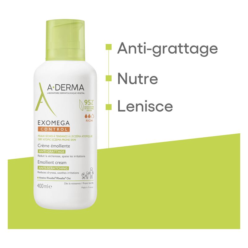 A-Derma - Exomega Control Crème Émolliente Anti-Grattage
