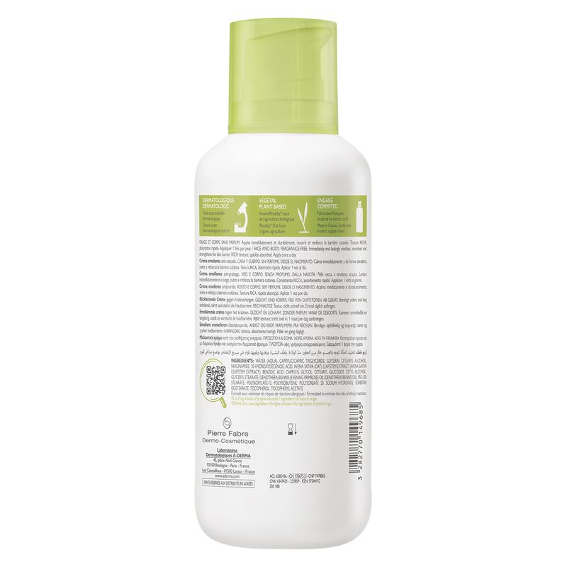 A-Derma - Exomega Control Crème Émolliente Anti-Grattage