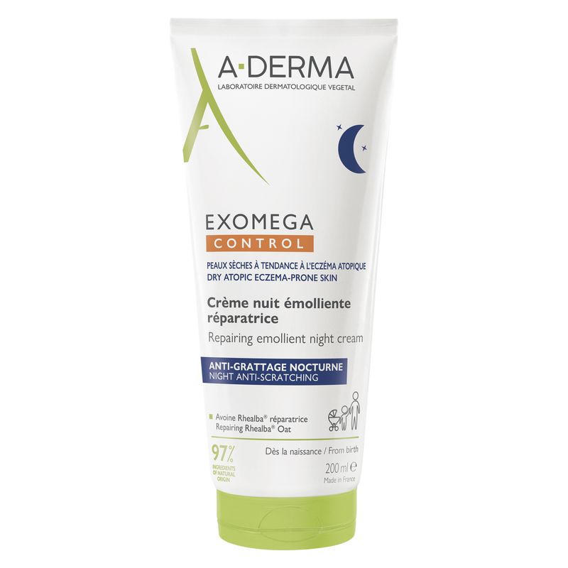 A-Derma - Exomega Control Crème Nuit Émolliente Réparatrice Anti-Grattage Nocturne A-Derma - Exomega Control Crème Nuit Émolliente Réparatrice Anti-Grattage Nocturne