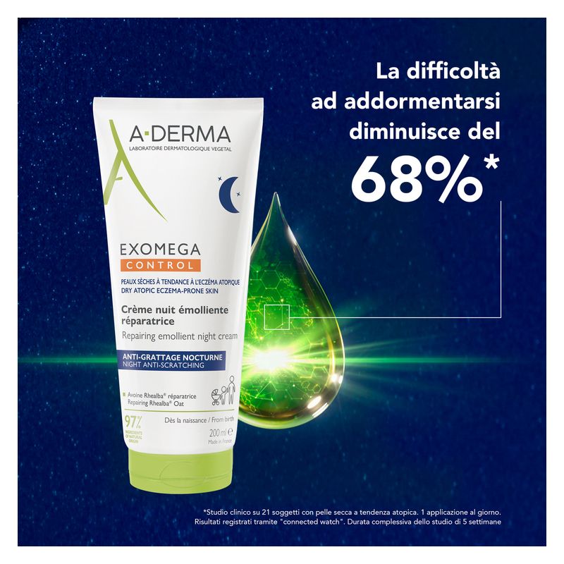 A-Derma - Exomega Control Crème Nuit Émolliente Réparatrice Anti-Grattage Nocturne A-Derma - Exomega Control Crème Nuit Émolliente Réparatrice Anti-Grattage Nocturne