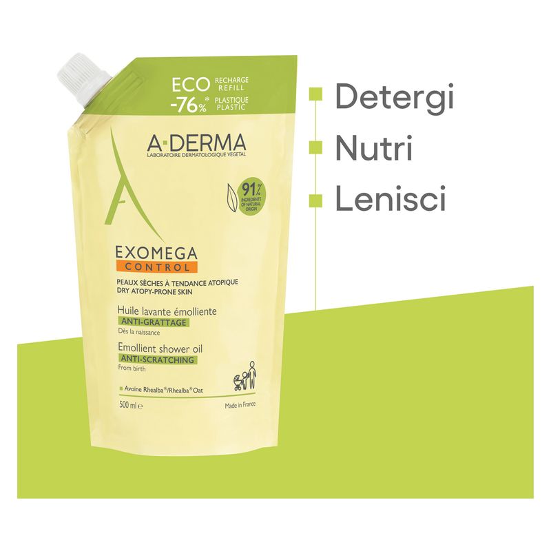 A-Derma - Exomega Control Huile Lavante Émolliente Anti-Grattage A-Derma - Exomega Control Huile Lavante Émolliente Anti-Grattage