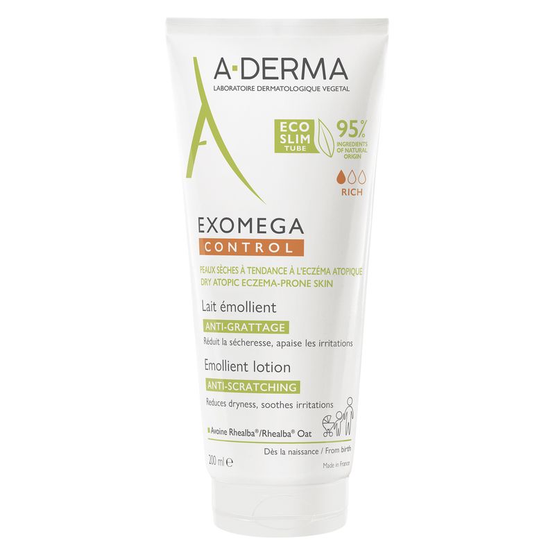 A-Derma - Exomega Control Lait Émollient Anti-Grattage A-Derma - Exomega Control Lait Émollient Anti-Grattage