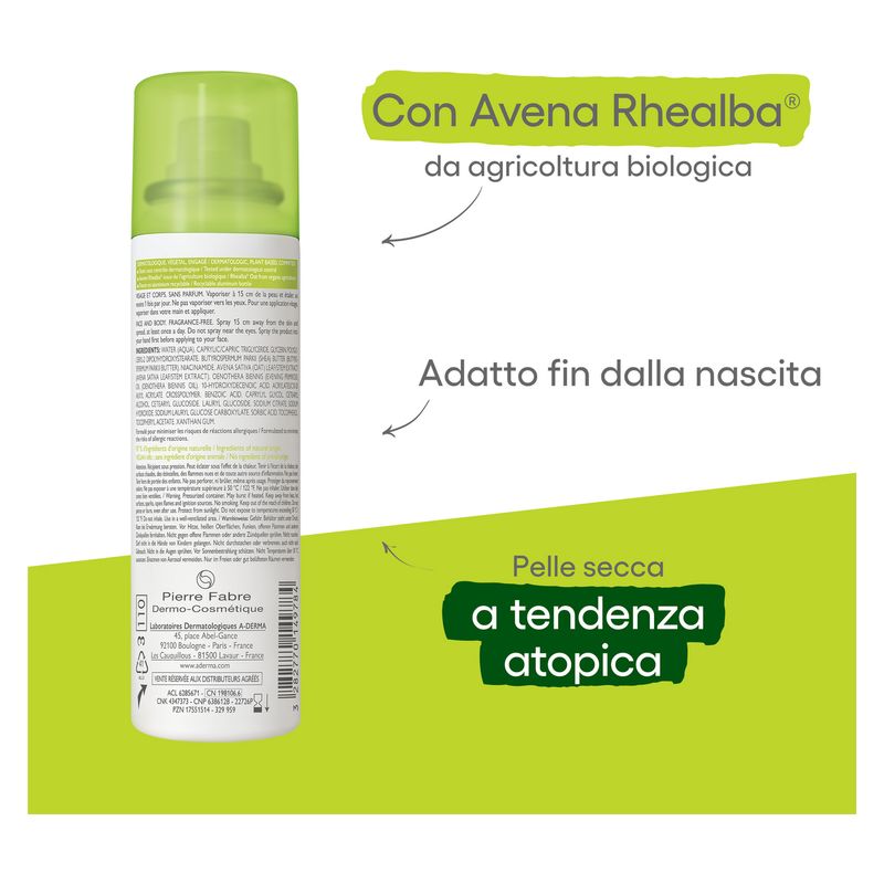 A-Derma - Exomega Control Spray Émollient Anti-Grattage A-Derma - Exomega Control Spray Émollient Anti-Grattage