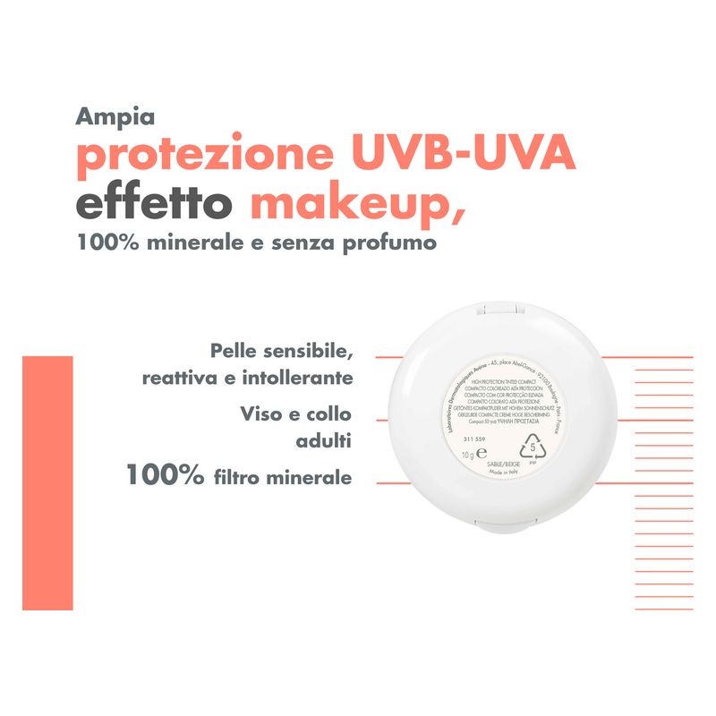 AVÈNE - Haute Protection Compact Teinté Spf 50