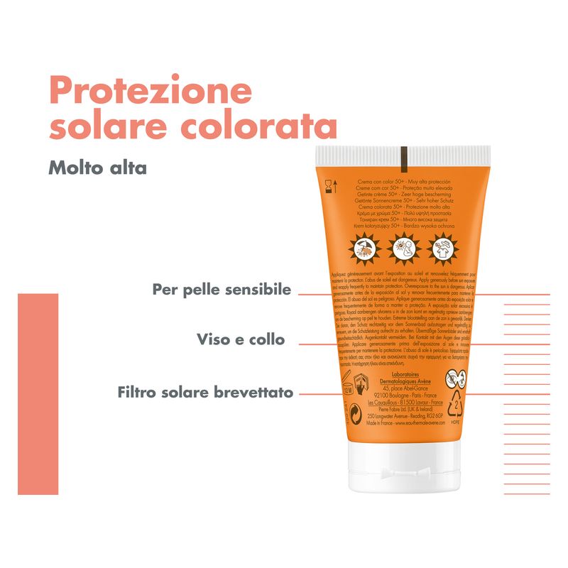 AVÈNE - Crème Tintée Unifiante Spf 50+ AVÈNE - Crème Tintée Unifiante Spf 50+