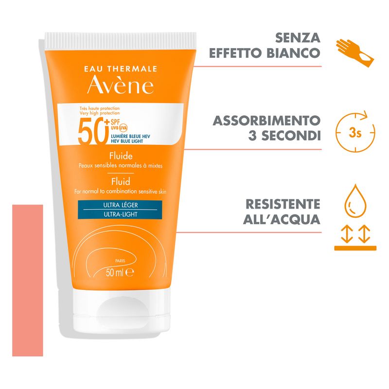 AVÈNE - Fluide Ultra Léger Spf 50+ AVÈNE - Fluide Ultra Léger Spf 50+