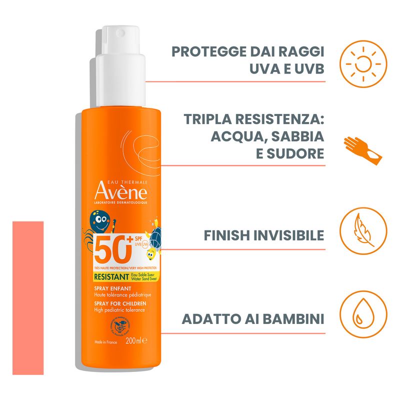 AVÈNE - Spray Enfant Resistant Spf 50+ AVÈNE - Spray Enfant Resistant Spf 50+