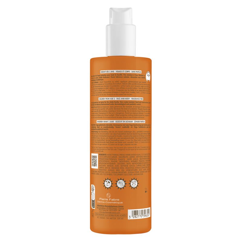 AVÈNE - Spray Famille Spf 50+
