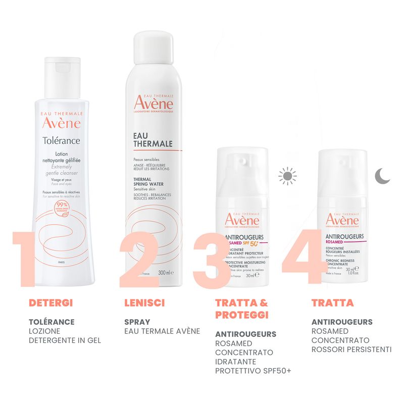 AVÈNE - Antirougeurs Rosamed Spf50+ Concentré Hydratant Protecteur AVÈNE - Antirougeurs Rosamed Spf50+ Concentré Hydratant Protecteur