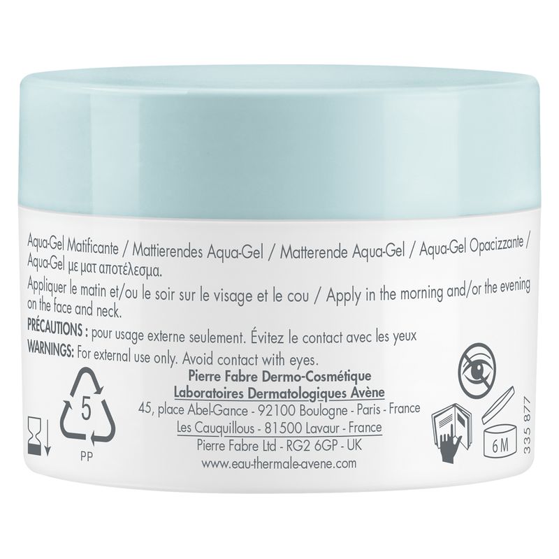 AVÈNE - Cleanance Aqua-Gel Matifiant