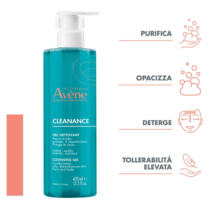 AVÈNE - Cleanance Gel Nettoyant
