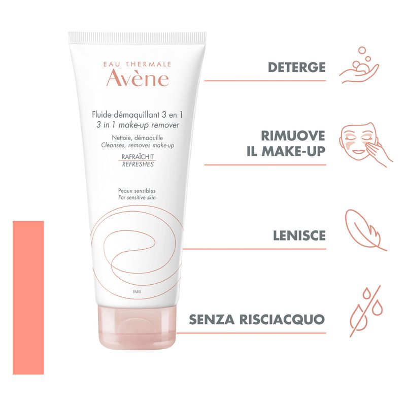 AVÈNE - Fluide Démaquillante 3 En 1 AVÈNE - Fluide Démaquillante 3 En 1