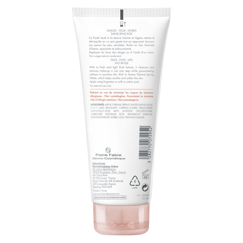 AVÈNE - Fluide Démaquillante 3 En 1 AVÈNE - Fluide Démaquillante 3 En 1
