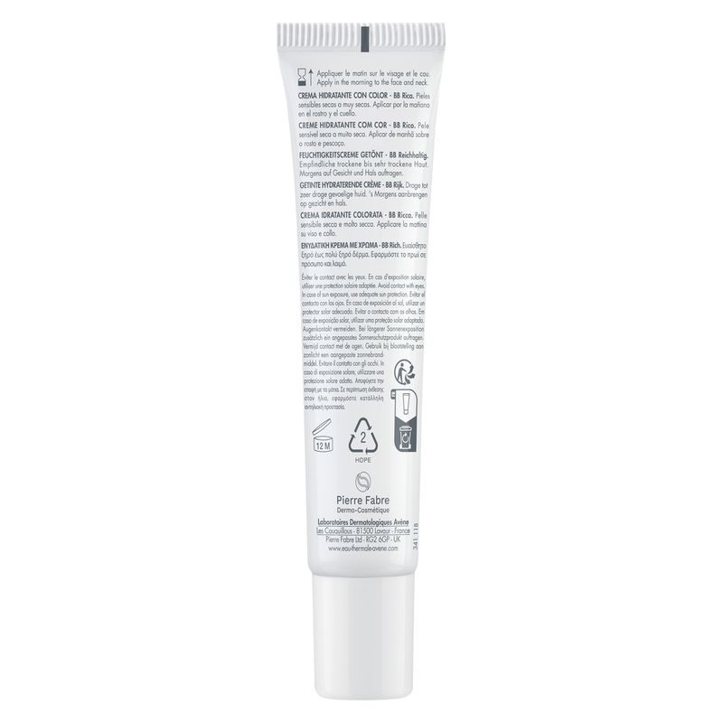 AVÈNE - Hydrance Bb-Riche Crème Hydratante Téinte Spf 30 Lumière Radiance