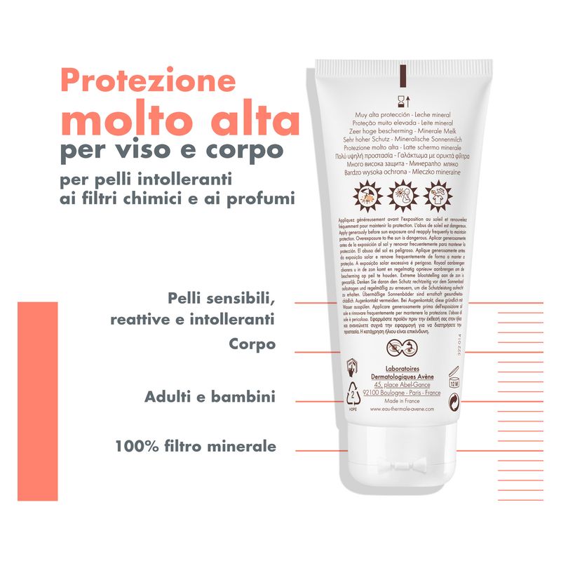 AVÈNE - LAIT MINéRAL SPF 50+ AVÈNE - LAIT MINéRAL SPF 50+