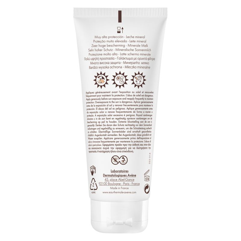 AVÈNE - LAIT MINéRAL SPF 50+ AVÈNE - LAIT MINéRAL SPF 50+