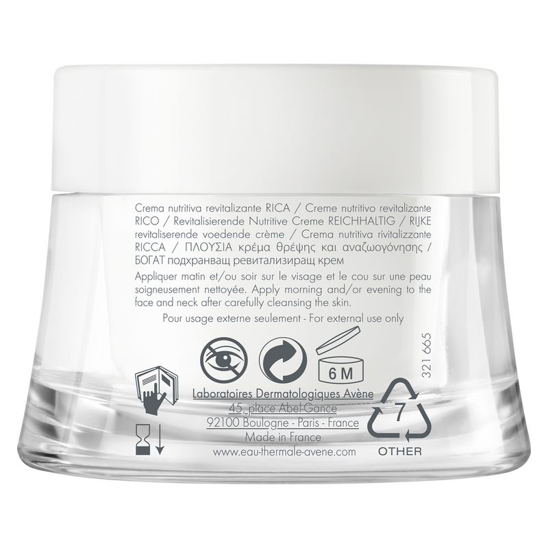 AVÈNE - CRèME NUTRITIVE REVITALISANTE RICHE AVÈNE - CRèME NUTRITIVE REVITALISANTE RICHE
