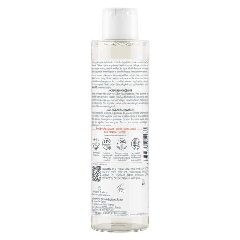 AVÈNE - Lotion Micellaire Apaise