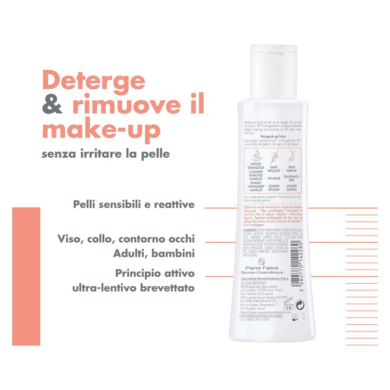 AVÈNE - Tolérance Lotion Nettoyante Gélifiée