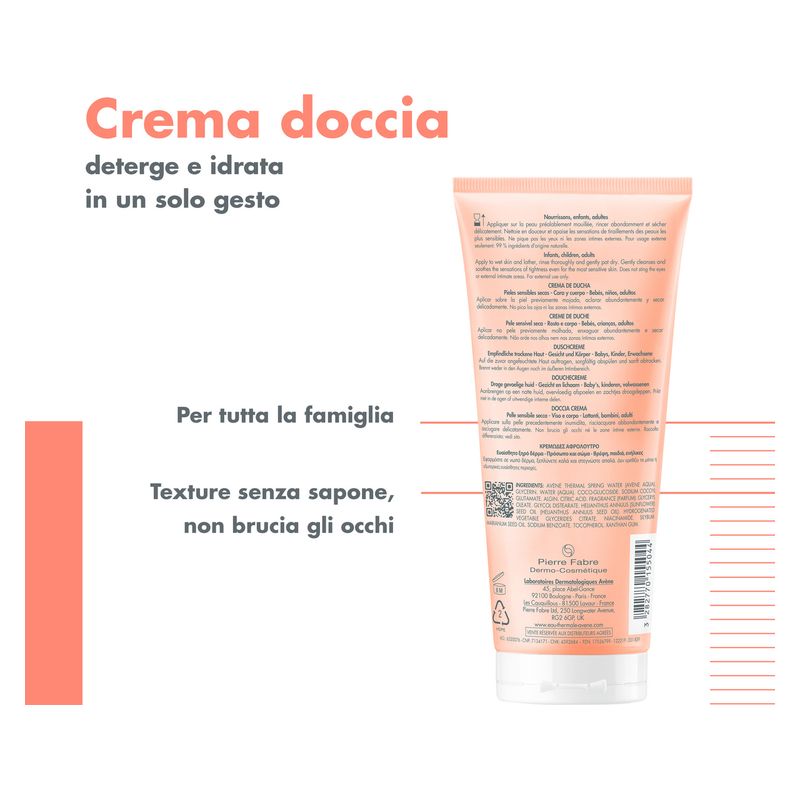 AVÈNE - Xeracalm Nutrition Créme De Douche