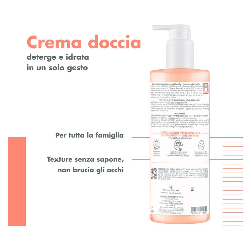 AVÈNE - Xeracalm Nutrition Créme De Douche