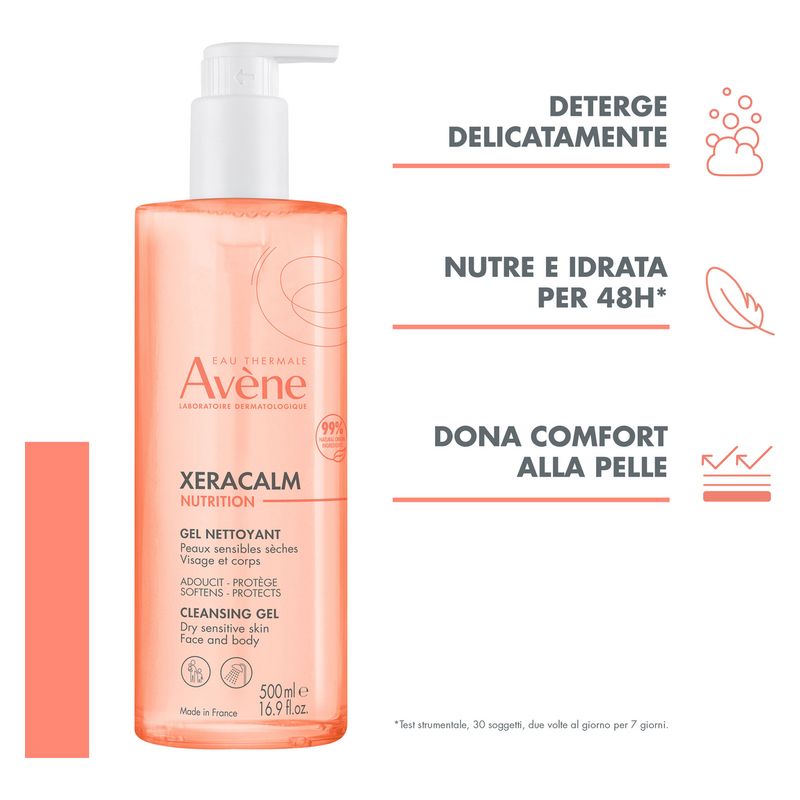 AVÈNE - Xeracalm Nutrition Gel Nettoyant