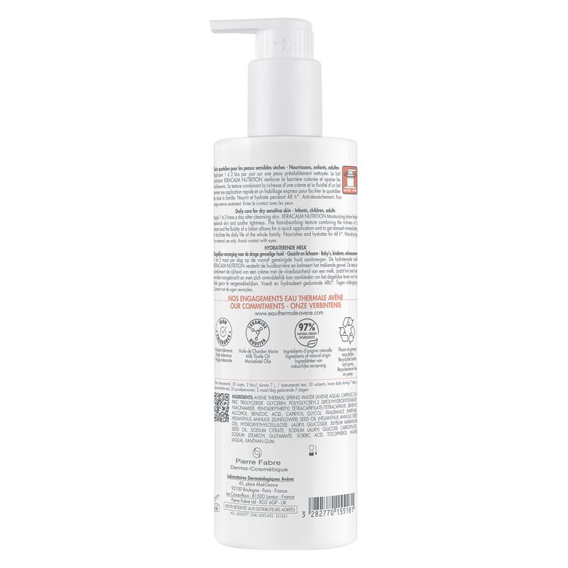 AVÈNE - Xeracalm Nutrition Lait Hydratant
