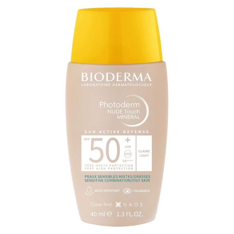 BIODERMA PHOTODERM NUDE TOUCH MINERAL SPF 50+ CLAIRE
