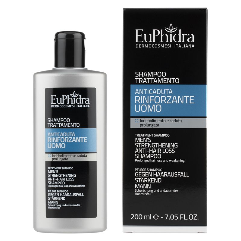 EUPHIDRA - Shampoo Trattamento Anticaduta Rinforzante Uomo EUPHIDRA - Shampoo Trattamento Anticaduta Rinforzante Uomo