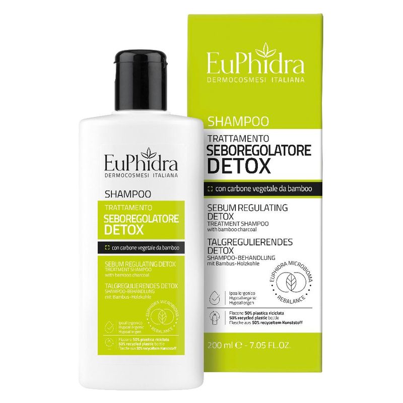 EUPHIDRA SHAMPOO TRATTAMENTO SEBOREGOLATORE DETOX