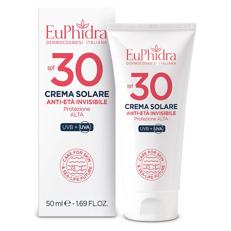 EUPHIDRA - Crema Solare Anti-Età' Invisible Protezione Alta Spf 30 EUPHIDRA - Crema Solare Anti-Età' Invisible Protezione Alta Spf 30