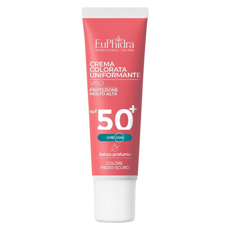 EUPHIDRA - Crema Solare Colorata Uniformante Anti-Età Spf 50+ EUPHIDRA - Crema Solare Colorata Uniformante Anti-Età Spf 50+