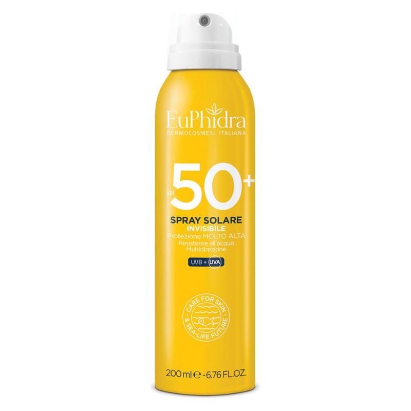 EUPHIDRA SUN SPRAY SOLARE INVISIBILE PROTEZIONE MOLTO ALTA SPF 50+