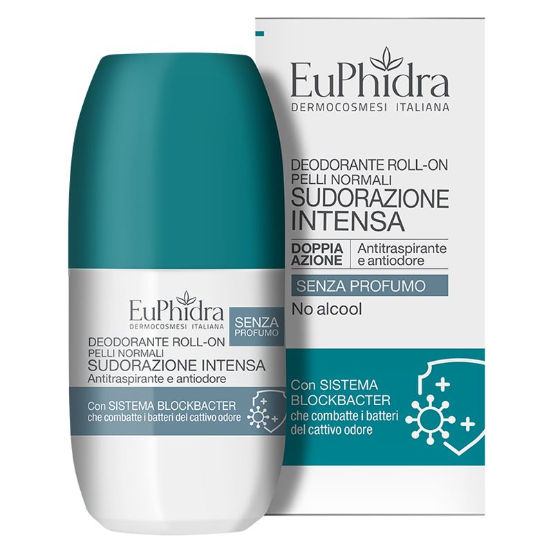 EUPHIDRA - Deodorante Roll-On Pelli Normali Sudorazione Intensa EUPHIDRA - Deodorante Roll-On Pelli Normali Sudorazione Intensa
