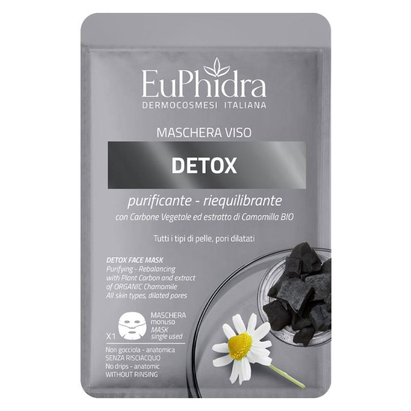 EUPHIDRA MASCHERA VISO DETOX PURIFICANTE - RIEQUILIBRANTE