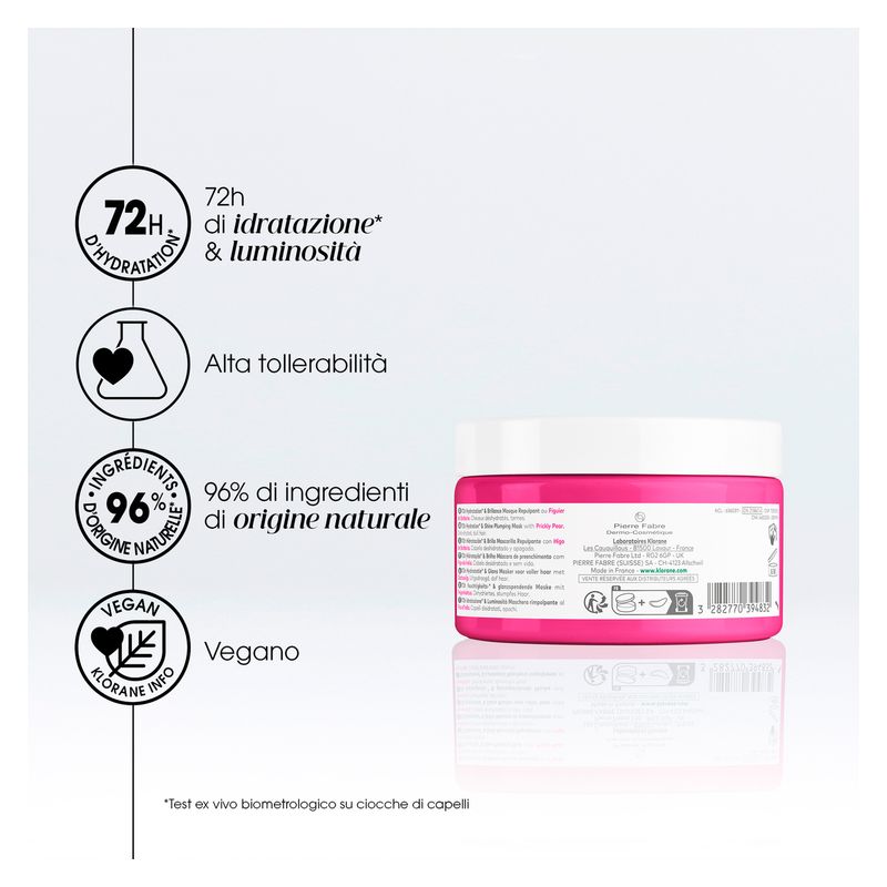 KLORANE - Masque Repulpant 72H Hydratation & Brillance