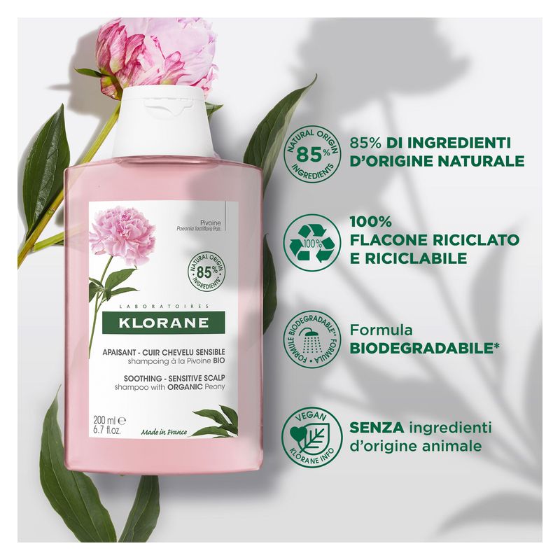 KLORANE - Shampooing À La Pivoine Bio