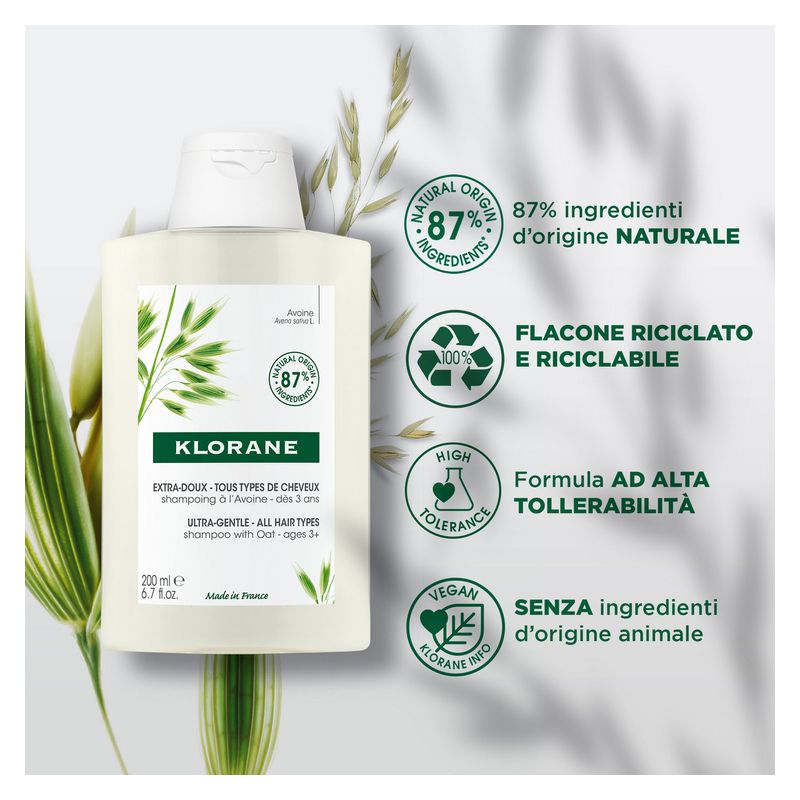 KLORANE - Shampooing Extra-Doux - Tous Types De Cheveux KLORANE - Shampooing Extra-Doux - Tous Types De Cheveux