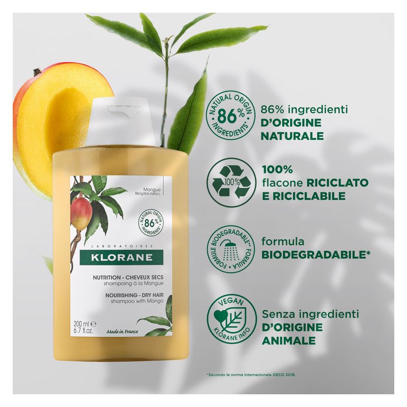 KLORANE - Nutrition - Cheveux Secs Shampoing À La Mangue