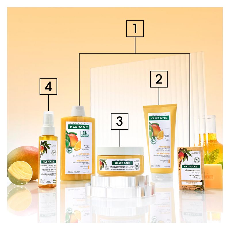 KLORANE - Nutrition - Cheveux Secs Shampoing À La Mangue