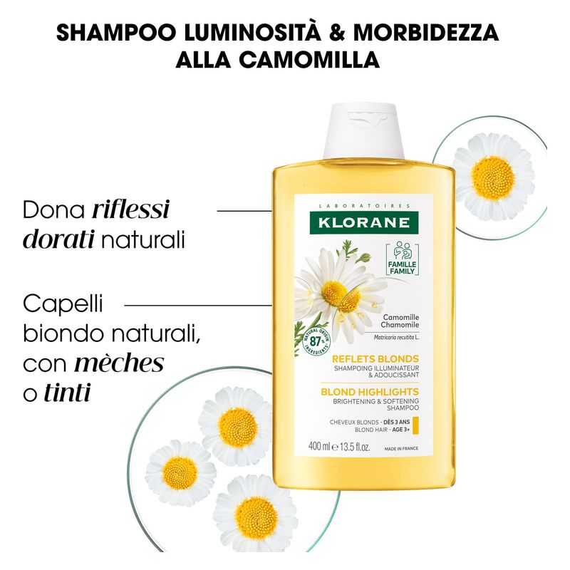 KLORANE - Hair Shampooing Reflets Blonds