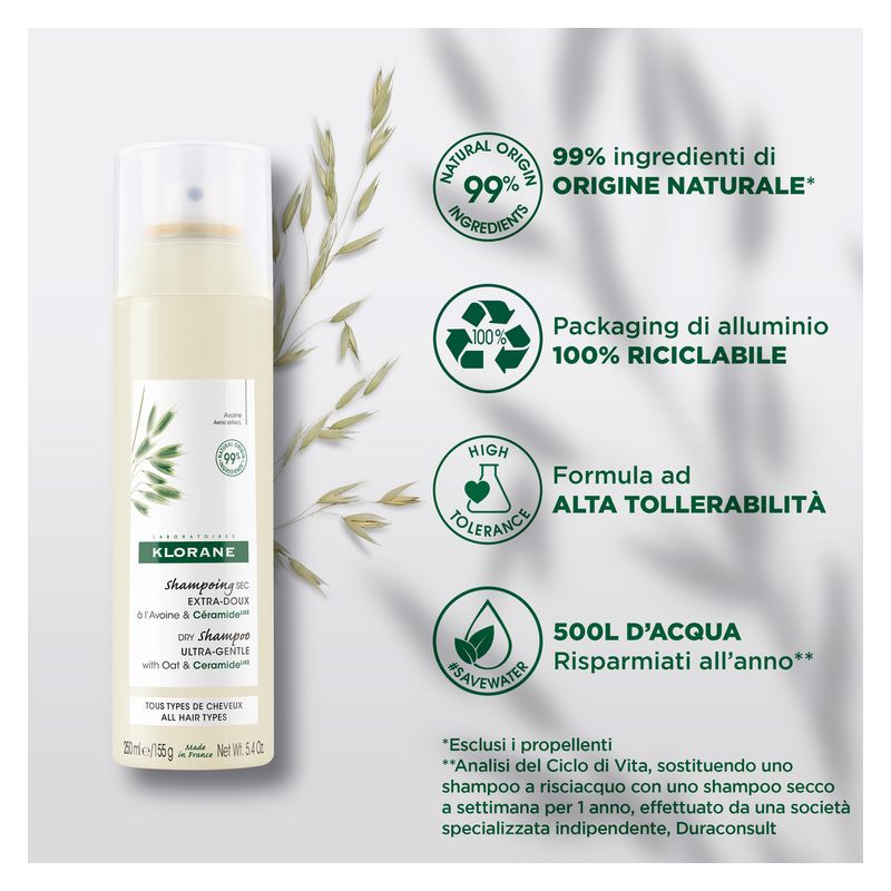 KLORANE - Shampooing Sec Extra-Doux
