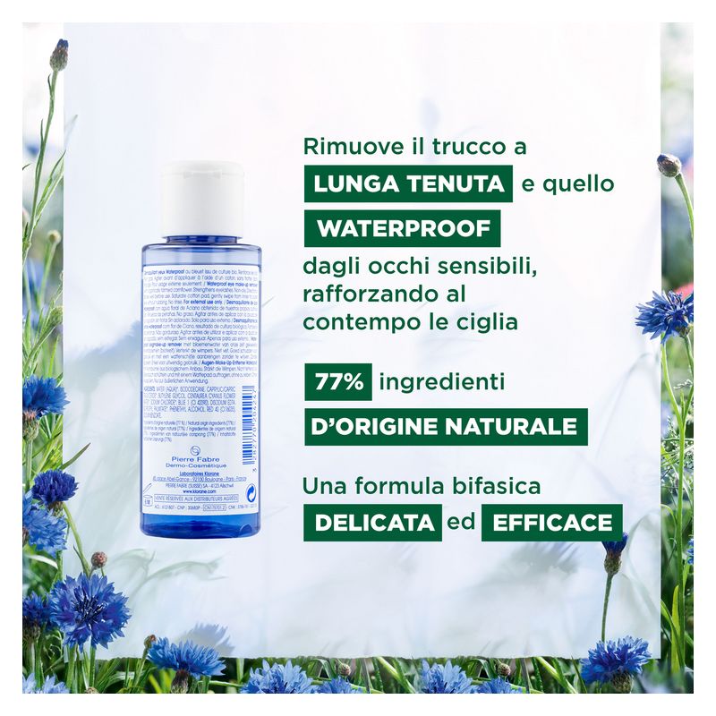 KLORANE - Démaquillant Yeux Bleuet Waterproof 100 Ml