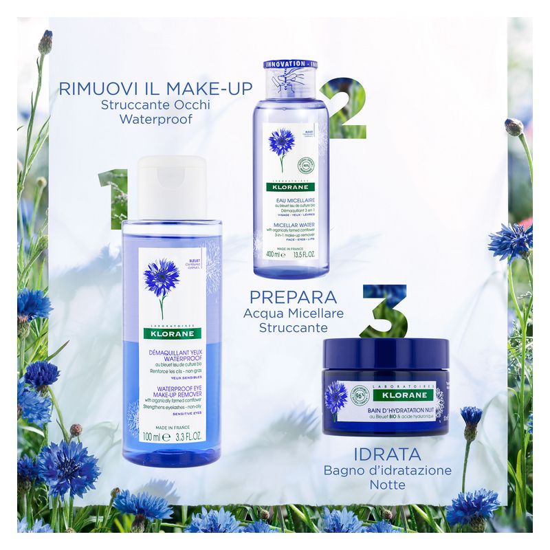 KLORANE - Démaquillant Yeux Bleuet Waterproof 100 Ml